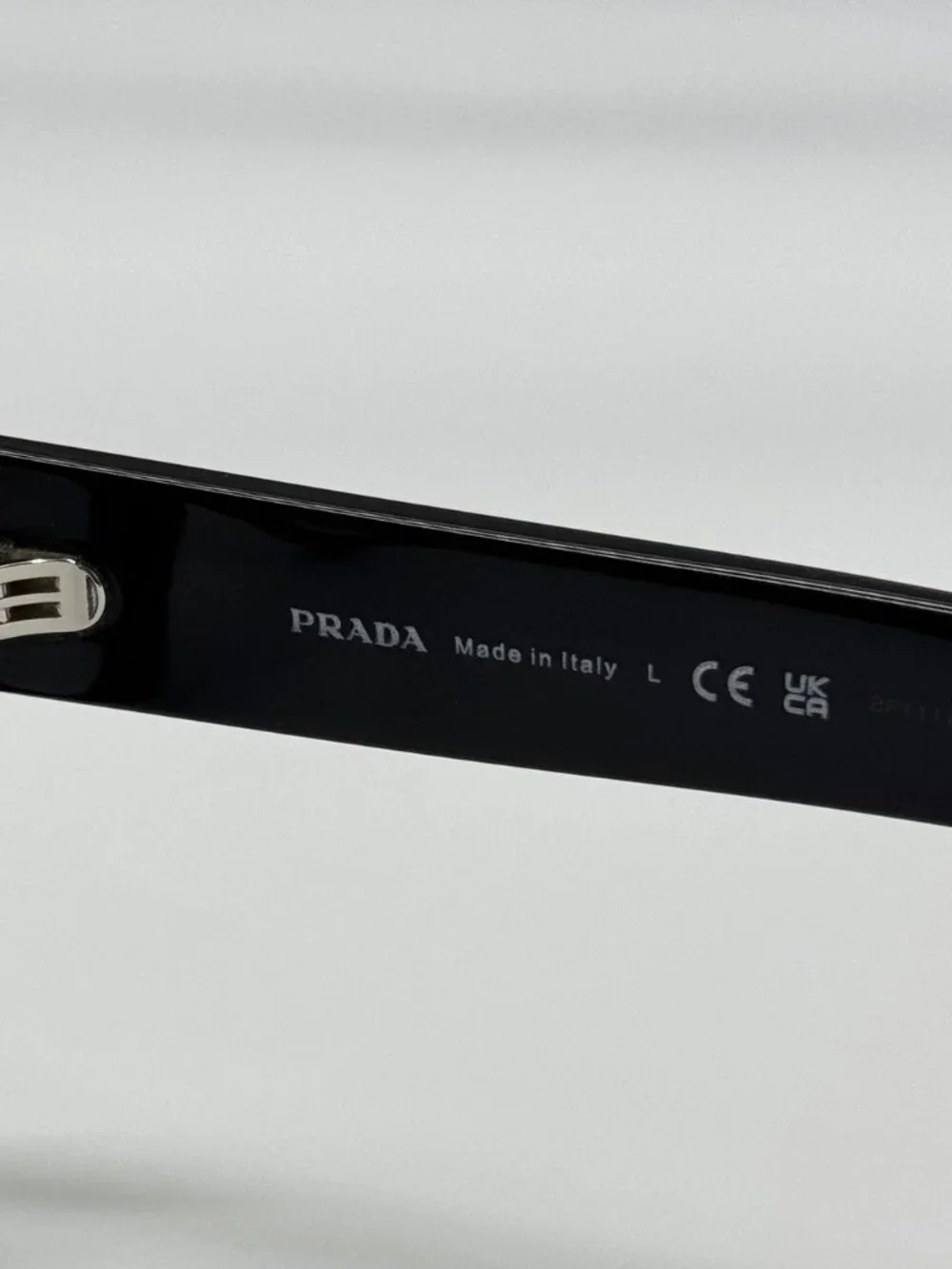 NWT Prada PRA07V 1AB1O1 Women Black Geometric Eyeglasses PR A07V